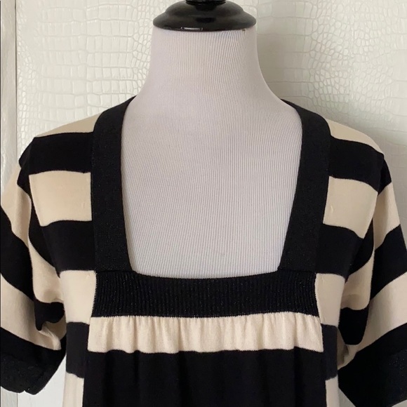 STRIPED SHIFT DRESS. - Picture 4 of 9